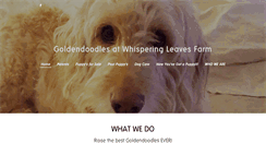 Desktop Screenshot of goldendoodleswlf.com